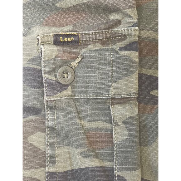 Lee Men’s Camo Cargo Shorts Size 40 Outdoor Utility Hiking Workwear Durable - Picture 5 of 9